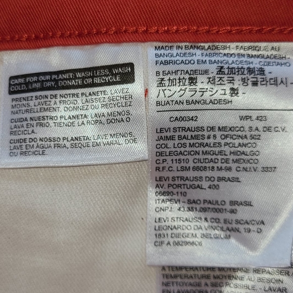 Levi's 511 men's red jeans - Picture 12 of 16